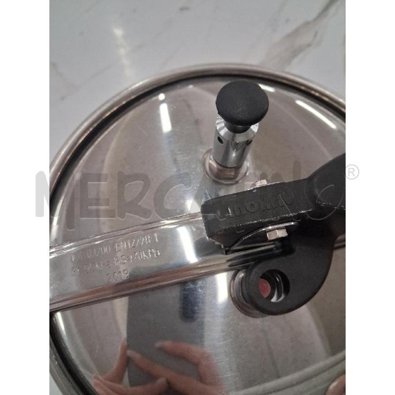 PENTOLA A PRESSIONE ACCIAIO INOX | Mercatino dell'Usato San giorgio del sannio 3
