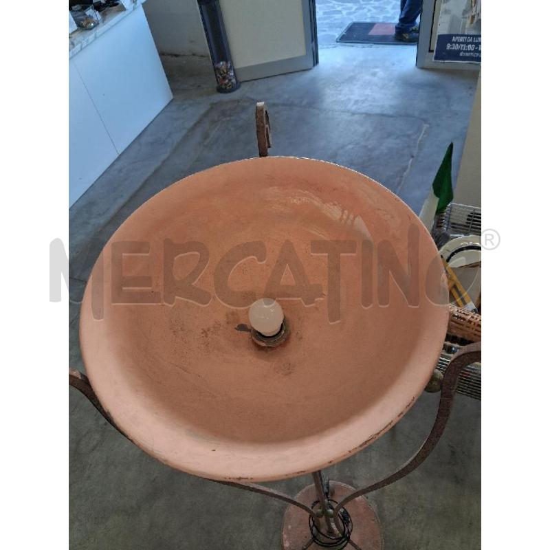 PIANTANA STILE CLASSICO FERRO BATTUTO ROSA  | Mercatino dell'Usato San giorgio del sannio 4