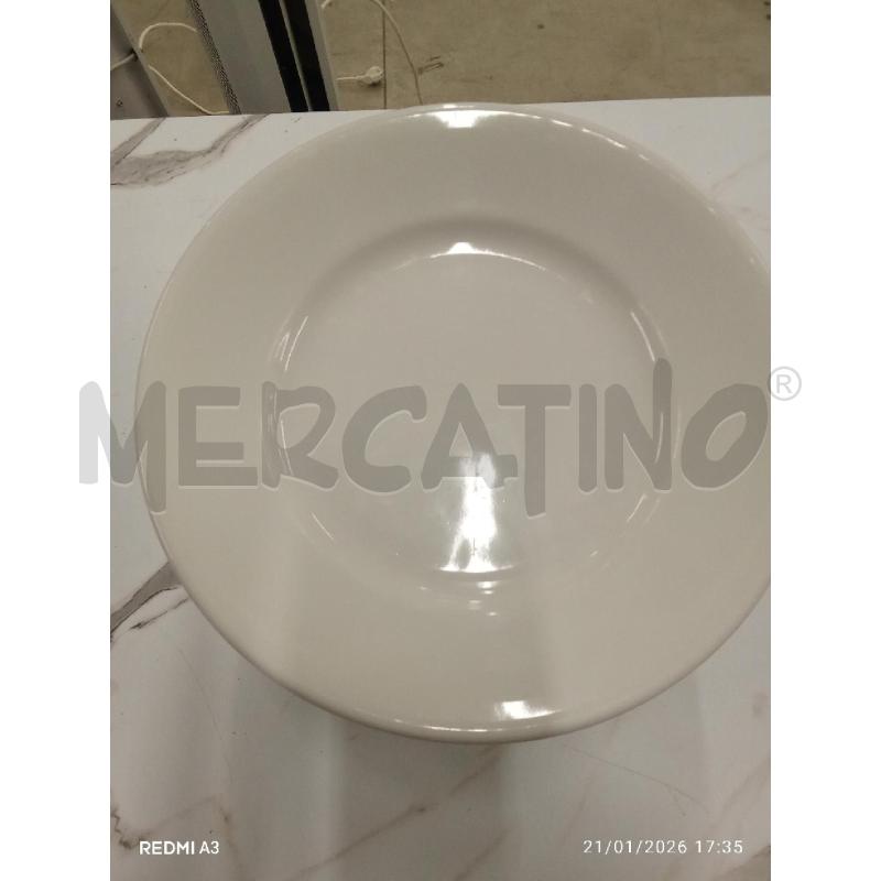 PIATTI FONDI CERAMICA BIANCA RICHARD GINORI 10PZ | Mercatino dell'Usato San giorgio del sannio 2