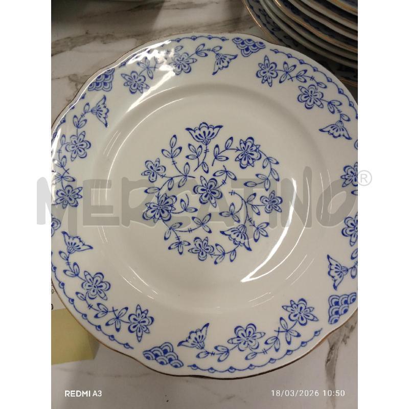 PIATTI PORCELLANA KOBALT BLAU FRECCE INCROCIATE  | Mercatino dell'Usato San giorgio del sannio 2