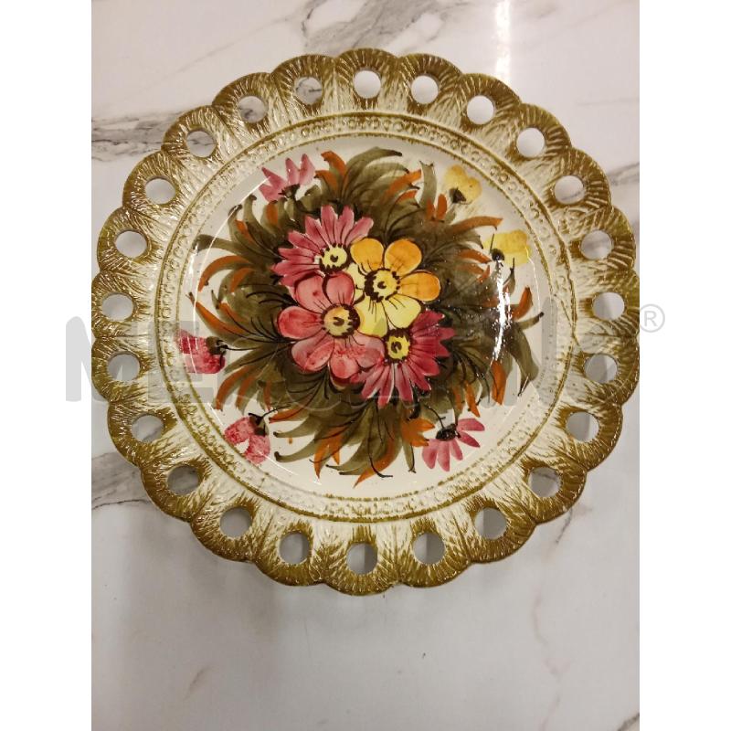 PIATTO CERAMICA BASSANO PORCELLANA  | Mercatino dell'Usato San giorgio del sannio 1