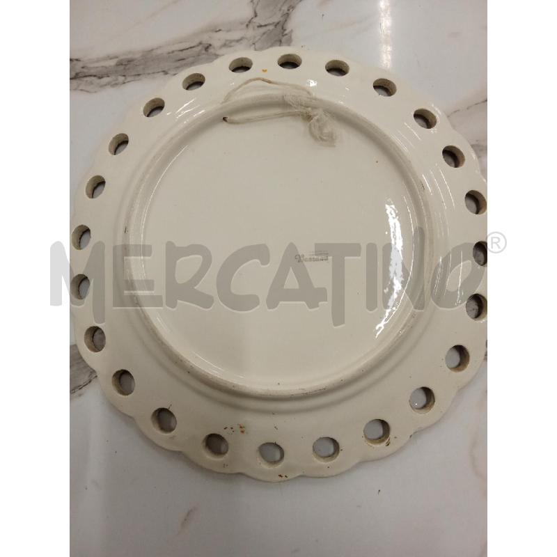 PIATTO CERAMICA BASSANO PORCELLANA  | Mercatino dell'Usato San giorgio del sannio 2