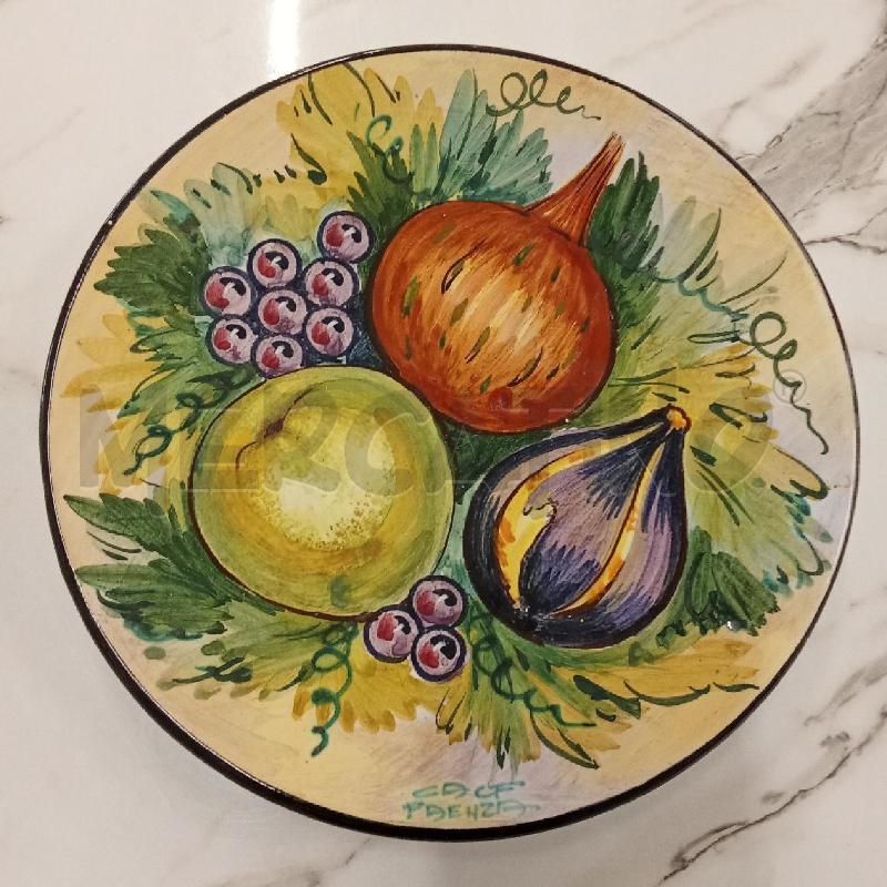 PIATTO CERAMICA FRUTTA FAENZA  | Mercatino dell'Usato San giorgio del sannio 1
