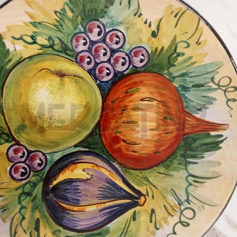 PIATTO CERAMICA FRUTTA FAENZA  | Mercatino dell'Usato San giorgio del sannio 3
