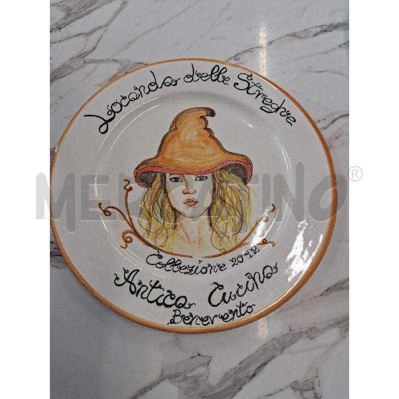 PIATTO CERAMICA LA LOCANZA DELLE STREGHE  | Mercatino dell'Usato San giorgio del sannio 1
