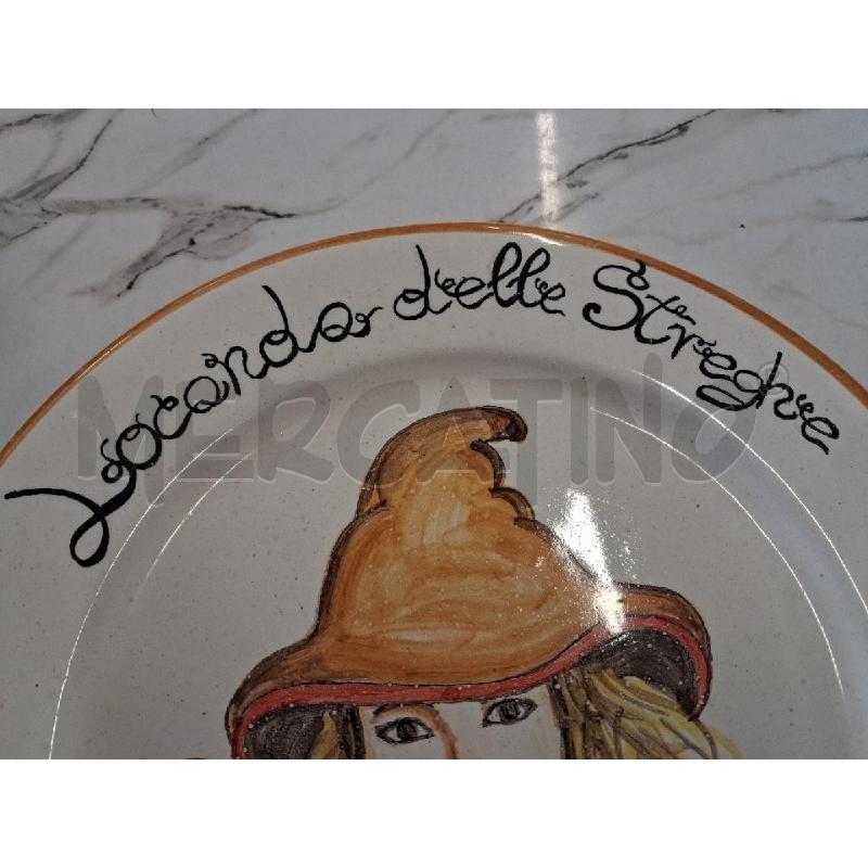 PIATTO CERAMICA LA LOCANZA DELLE STREGHE  | Mercatino dell'Usato San giorgio del sannio 4