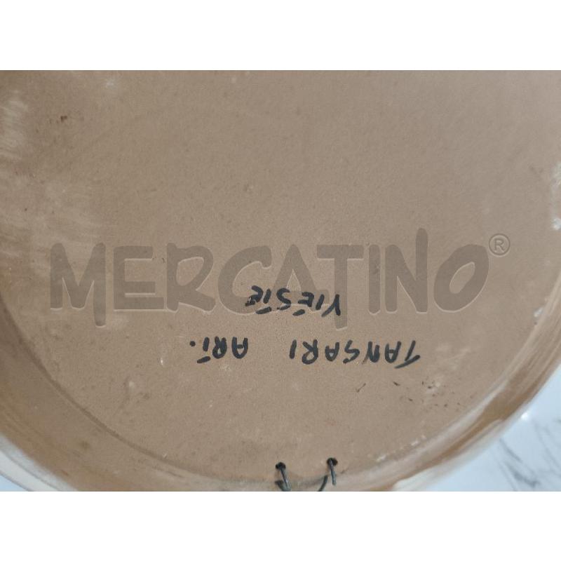 PIATTO CERAMICA PUGLIESE GALLI | Mercatino dell'Usato San giorgio del sannio 2
