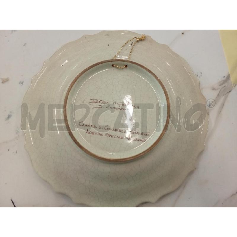 PIATTO DEC A MANO SAN LORENZELLO MELOGRANO  | Mercatino dell'Usato San giorgio del sannio 2
