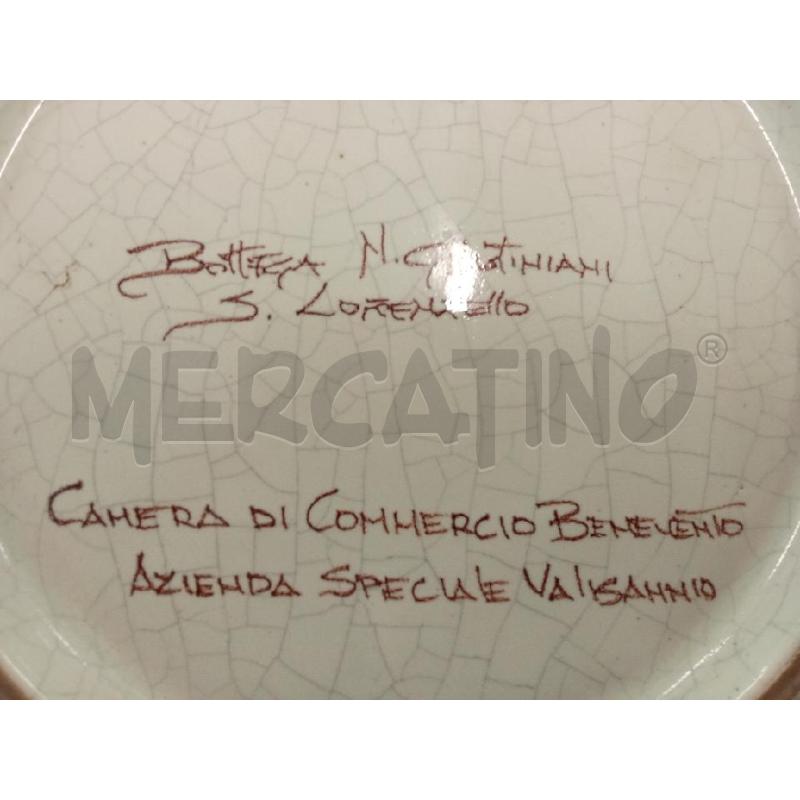 PIATTO DEC A MANO SAN LORENZELLO MELOGRANO  | Mercatino dell'Usato San giorgio del sannio 5