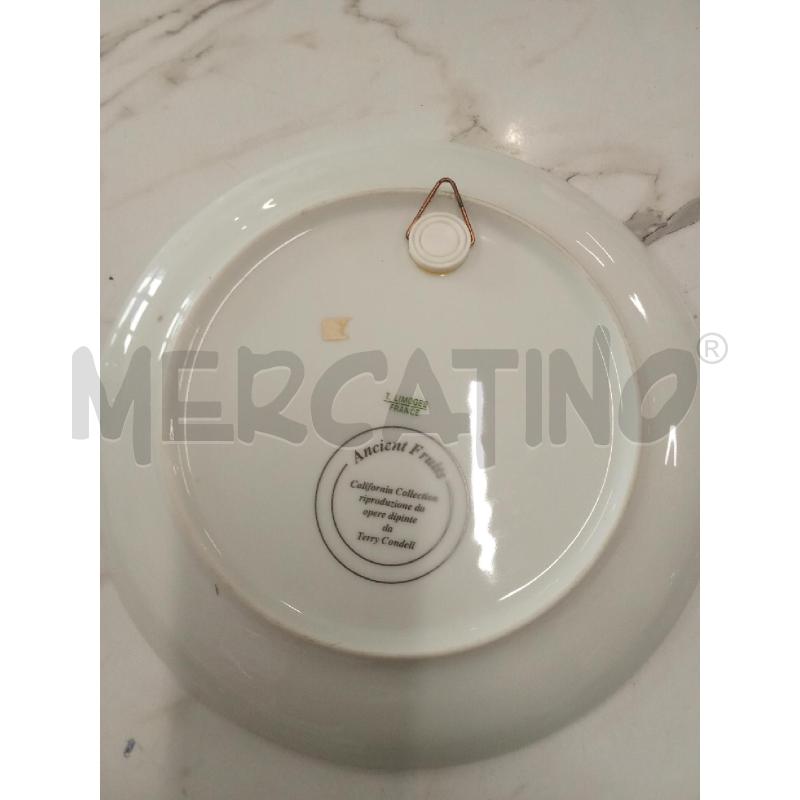 PIATTO PORCELLANA DISEGNO FRUTTA LIMOGES | Mercatino dell'Usato San giorgio del sannio 2
