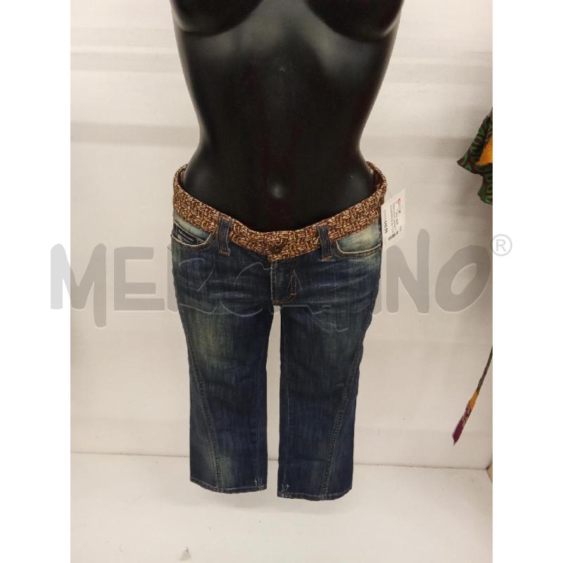PINOCCHIETTO DONNA FASCIA MARRONE JEANS LAVAGGIO SCURO  | Mercatino dell'Usato San giorgio del sannio 1