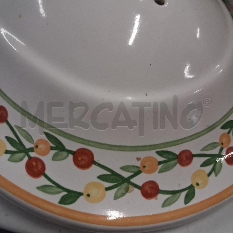 PIROFILA TERRACOTTA SMALTATA CON COEPRCHIO ARANCE  | Mercatino dell'Usato San giorgio del sannio 5