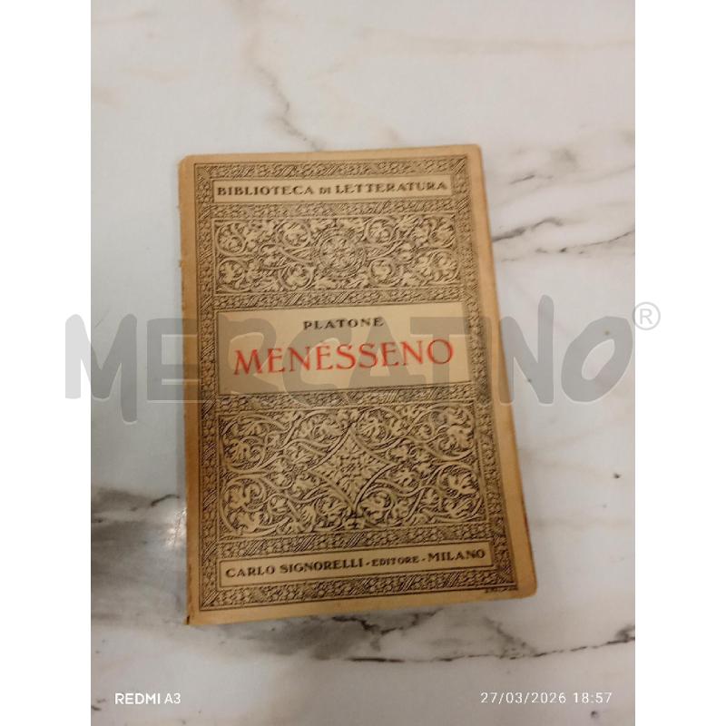 PLATONE MENESSENO  | Mercatino dell'Usato San giorgio del sannio 1