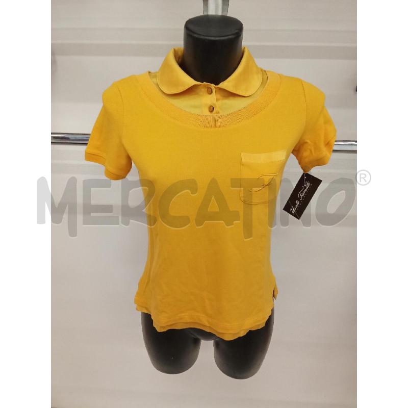 POLO DONNA OCRA COLLETTO RASO  | Mercatino dell'Usato San giorgio del sannio 1