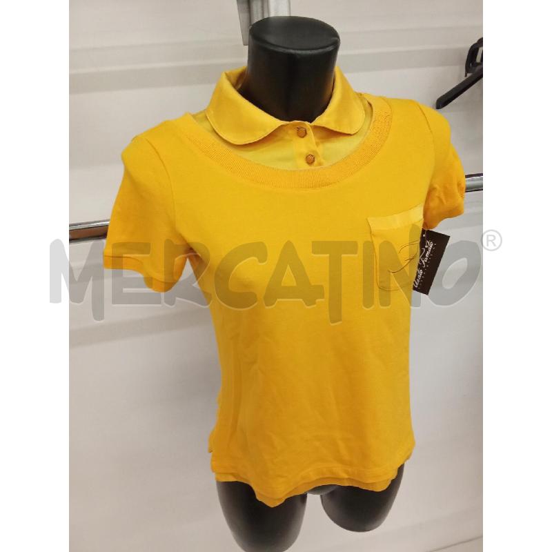 POLO DONNA OCRA COLLETTO RASO  | Mercatino dell'Usato San giorgio del sannio 3