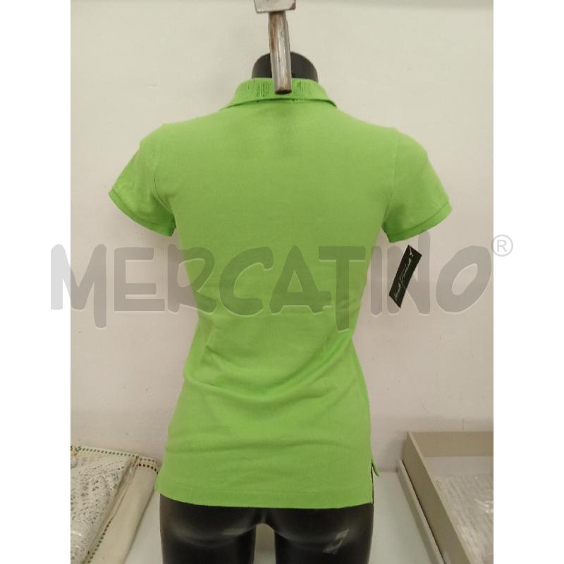 POLO DONNA VERDE RALPH LAUREN SKINNY | Mercatino dell'Usato San giorgio del sannio 3