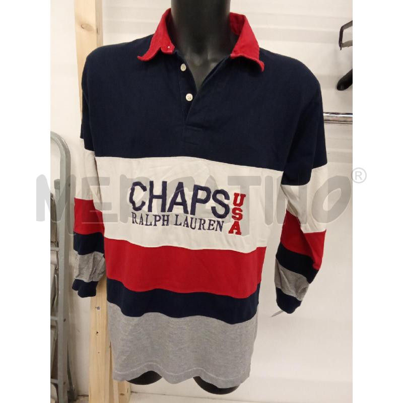 POLO UOMO BLU CHAMP COLLETTO ROSSO RALPH LAUREN  | Mercatino dell'Usato San giorgio del sannio 1