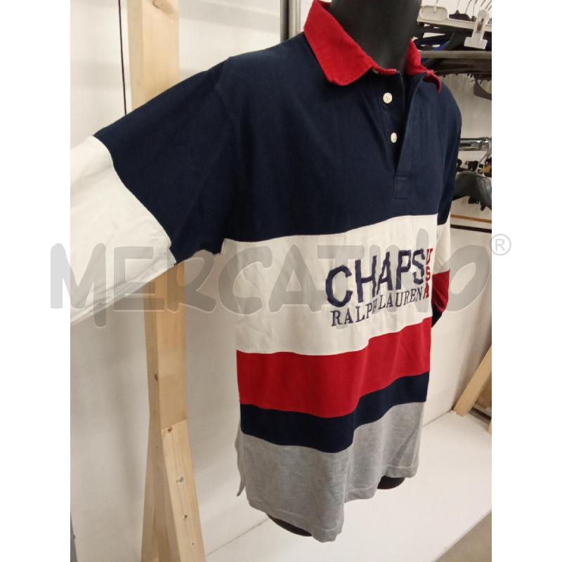 POLO UOMO BLU CHAMP COLLETTO ROSSO RALPH LAUREN  | Mercatino dell'Usato San giorgio del sannio 4