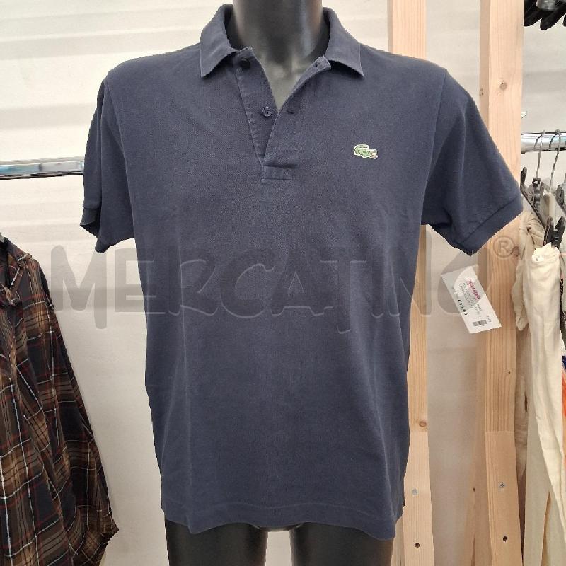 POLO UOMO BLU NOTTE CLASSICA LACOSTE  | Mercatino dell'Usato San giorgio del sannio 1