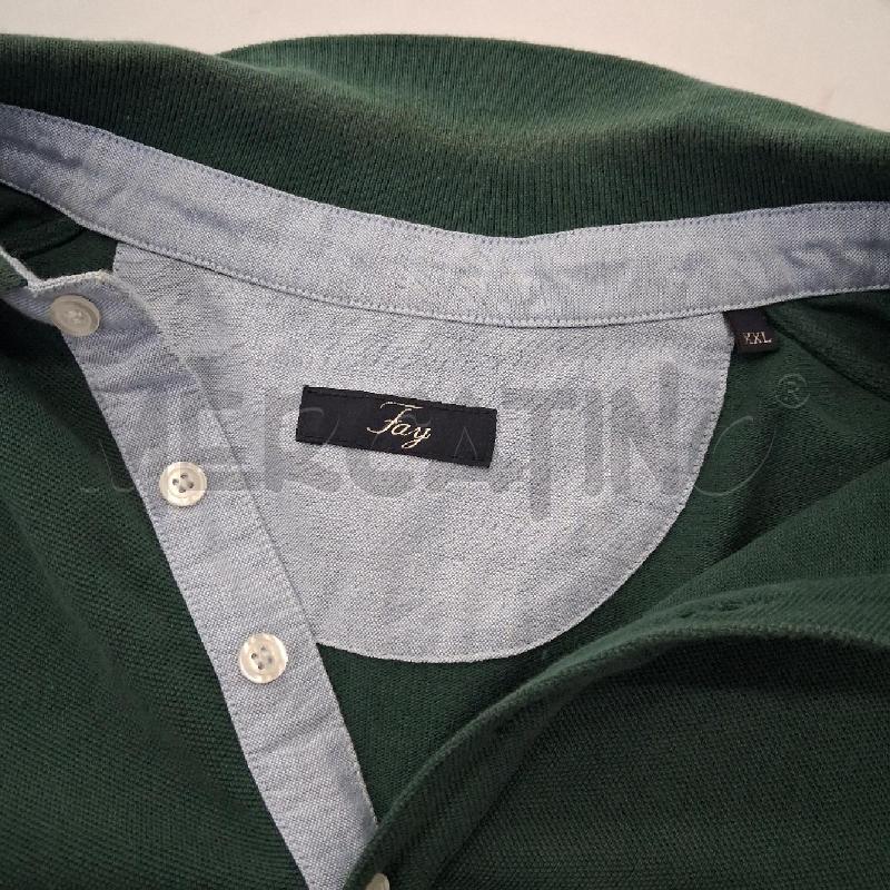 POLO UOMO VERDE INS AZZURRO FAY | Mercatino dell'Usato San giorgio del sannio 4