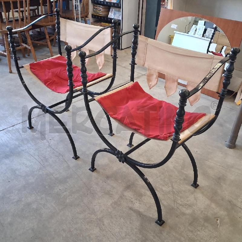 POLTRONA A GONDOLA LEGNO STILE FEUDALE  | Mercatino dell'Usato San giorgio del sannio 1