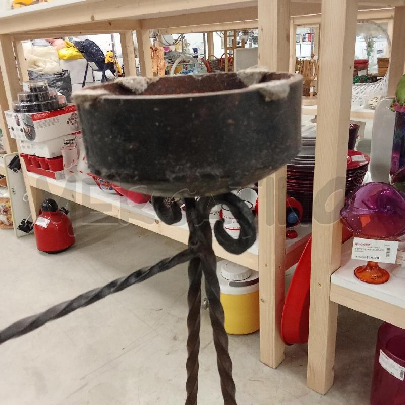 PORTA CANDELA FERRO BATTUTO TORCION | Mercatino dell'Usato San giorgio del sannio 3