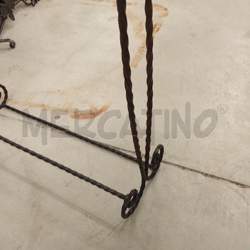 PORTA CANDELA FERRO BATTUTO TORCION | Mercatino dell'Usato San giorgio del sannio 5