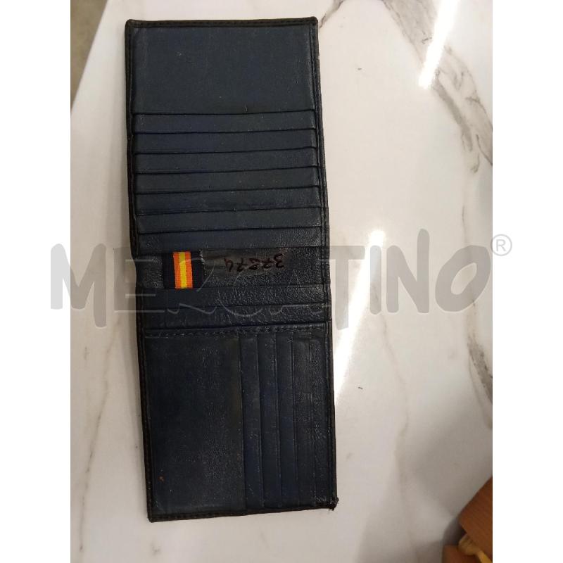 PORTA FOGLIO UOMO NERO E BLU INTERNO KWAY  | Mercatino dell'Usato San giorgio del sannio 2