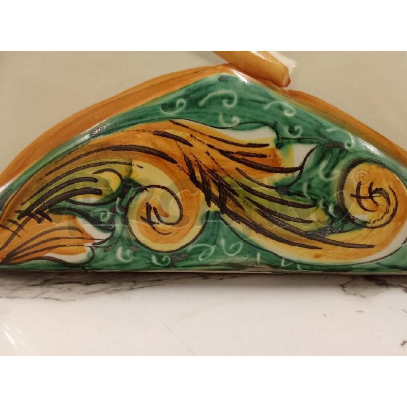 PORTA LETTERE CERAMCIA DEC A MANO GIALLO VERDE | Mercatino dell'Usato San giorgio del sannio 4