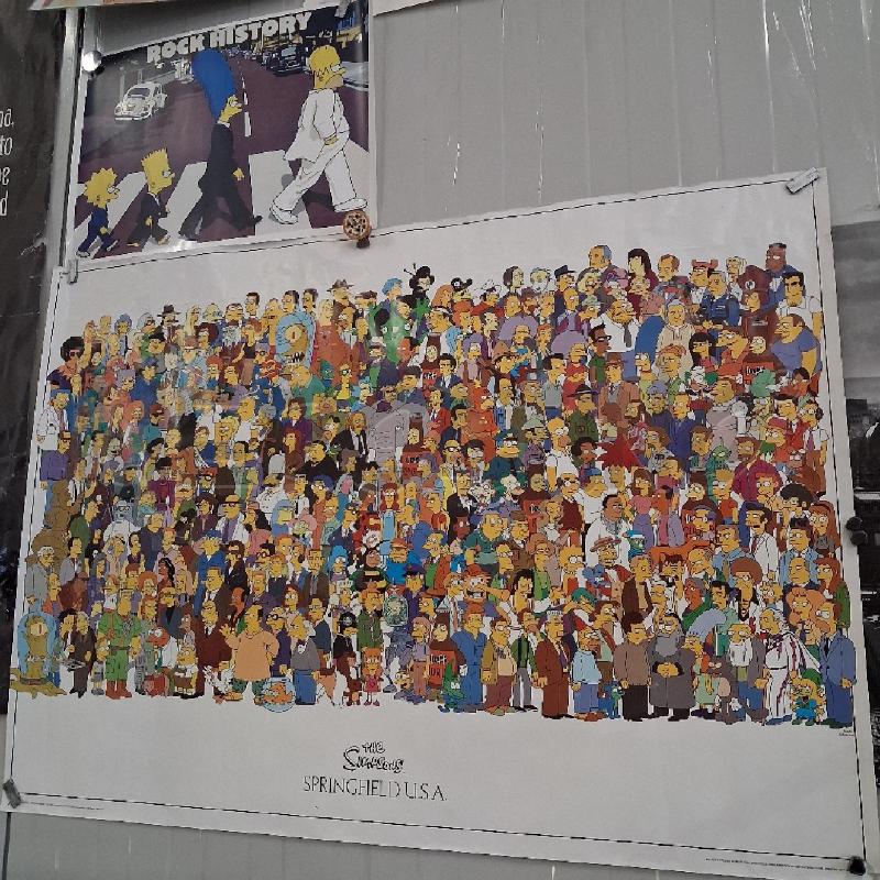 POSTER SIMPSON  | Mercatino dell'Usato San giorgio del sannio 1