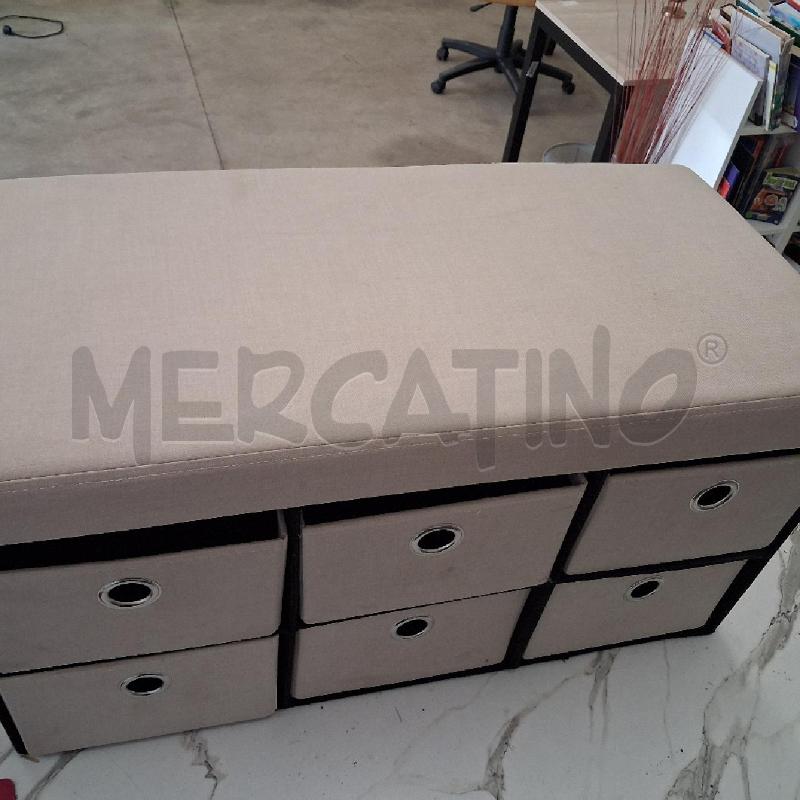 POUF CONTENITORE CASSETTINI  | Mercatino dell'Usato San giorgio del sannio 2