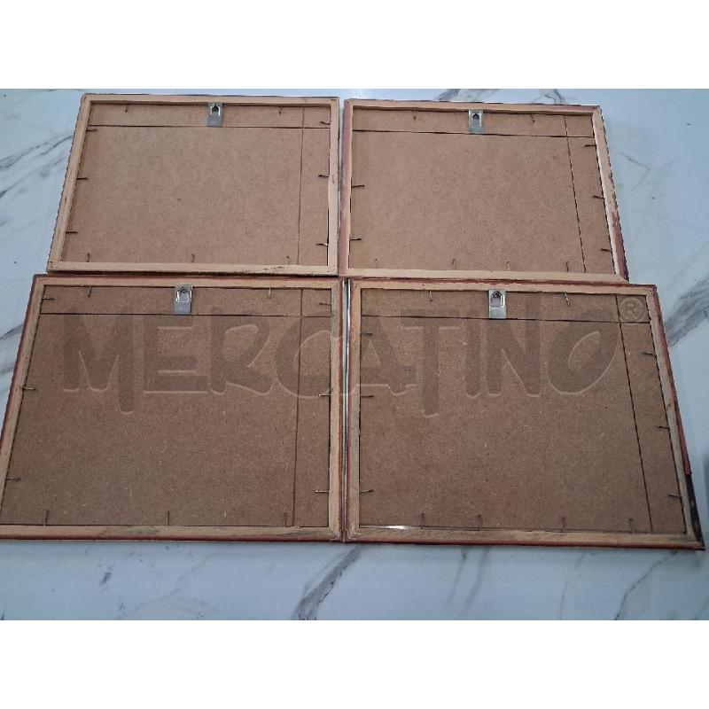 QUADRETTI C DORATA VECCHIE CARTOLINE  | Mercatino dell'Usato San giorgio del sannio 2