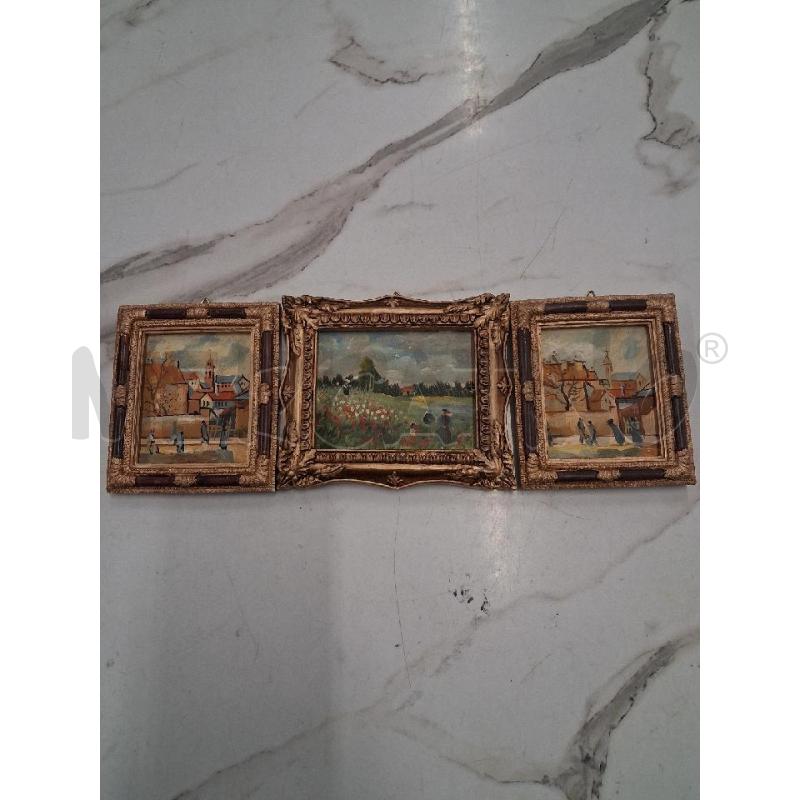 QUADRETTI TRIS RIPRODUZIONI QUADRI D'ARTISTA  | Mercatino dell'Usato San giorgio del sannio 1
