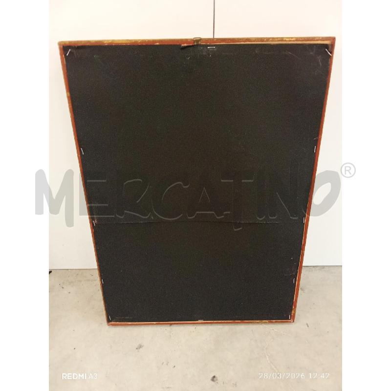 QUADRO CORNCIE DORATA TELA BARCHE MARE  | Mercatino dell'Usato San giorgio del sannio 2