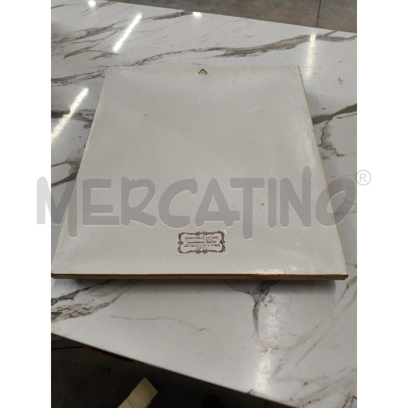 QUADRO CORNICE DORATA DIPINTO BUOI LANZA  | Mercatino dell'Usato San giorgio del sannio 5