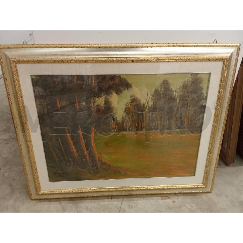 QUADRO C ARGENTATA SENTIERO ALBERI  | Mercatino dell'Usato San giorgio del sannio 1