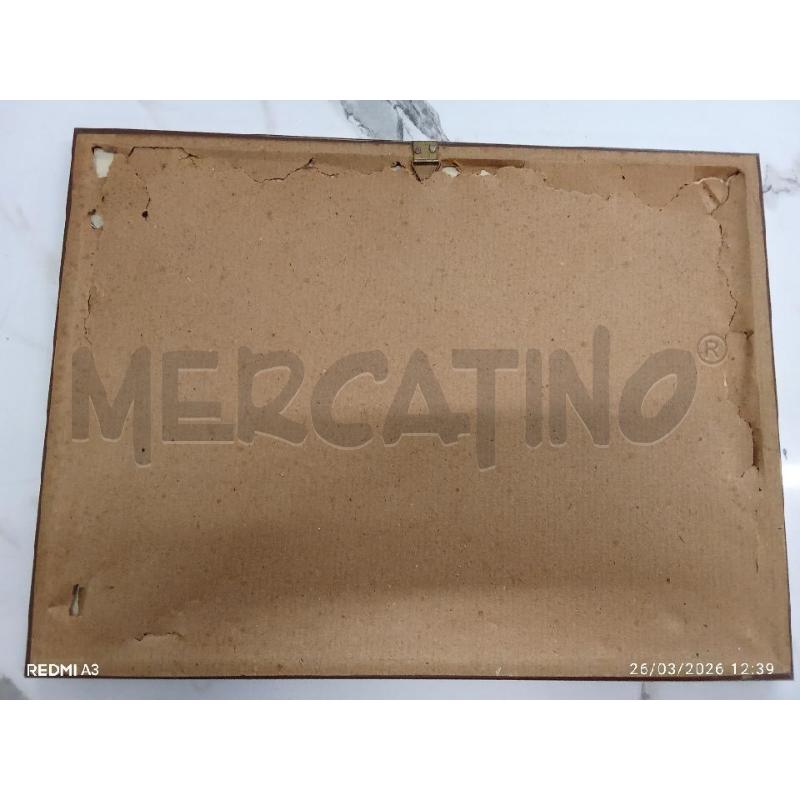 QUADRO C ARGENTATA SERIGRAFIA 46/50 SPECCHIO QUADRO  | Mercatino dell'Usato San giorgio del sannio 2