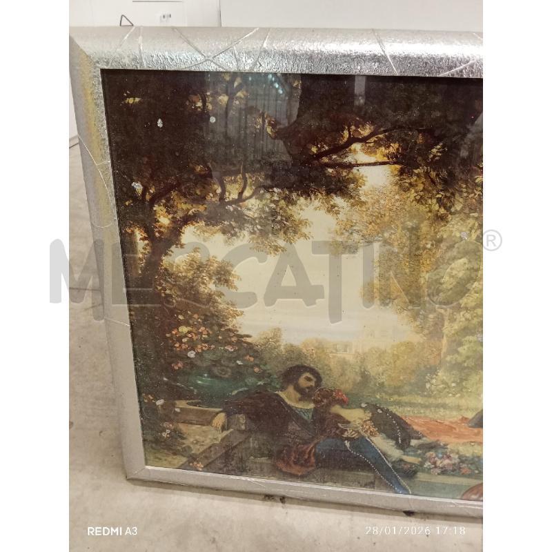 QUADRO C ARGENTATA STAMPA RAGAZZI CAMPAGNA  | Mercatino dell'Usato San giorgio del sannio 3