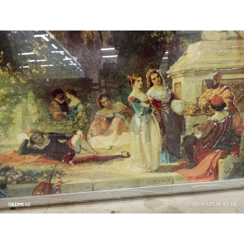 QUADRO C ARGENTATA STAMPA RAGAZZI CAMPAGNA  | Mercatino dell'Usato San giorgio del sannio 4