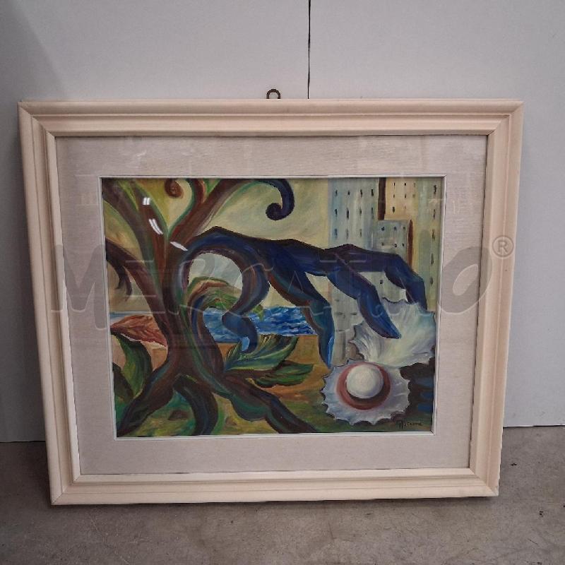 QUADRO C BIANCA MANO ARBOREA CONCHIGLIA | Mercatino dell'Usato San giorgio del sannio 1