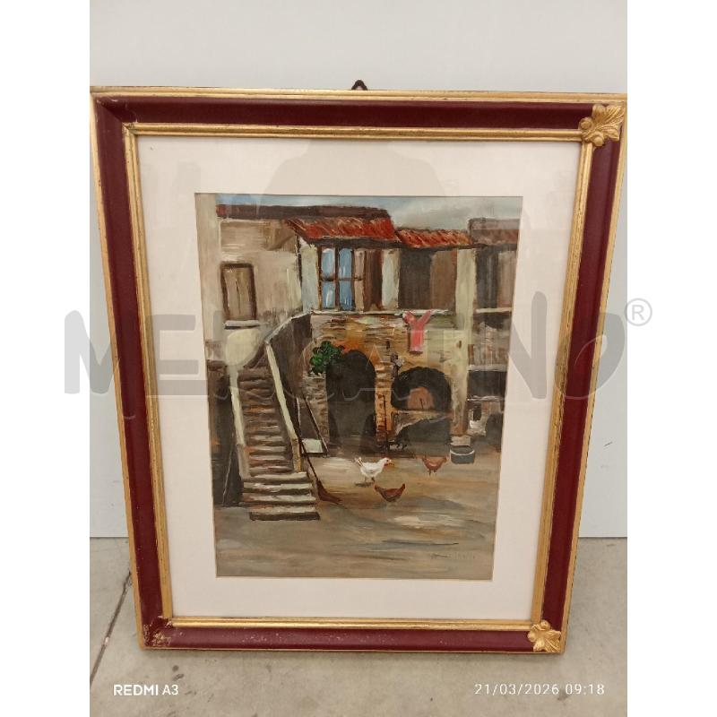 QUADRO C BORDEAUX CASE GALLINE A SPINELLI  | Mercatino dell'Usato San giorgio del sannio 1
