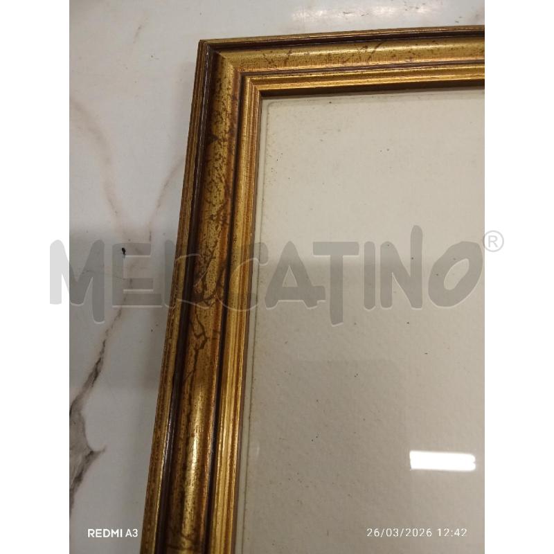 QUADRO C DORATA ACQUARELLO VEDUTA DI AGNANO  | Mercatino dell'Usato San giorgio del sannio 4