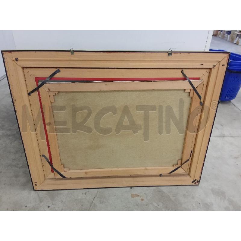 QUADRO C DORATA ALBERI LAGHETTO PESCATORE | Mercatino dell'Usato San giorgio del sannio 2
