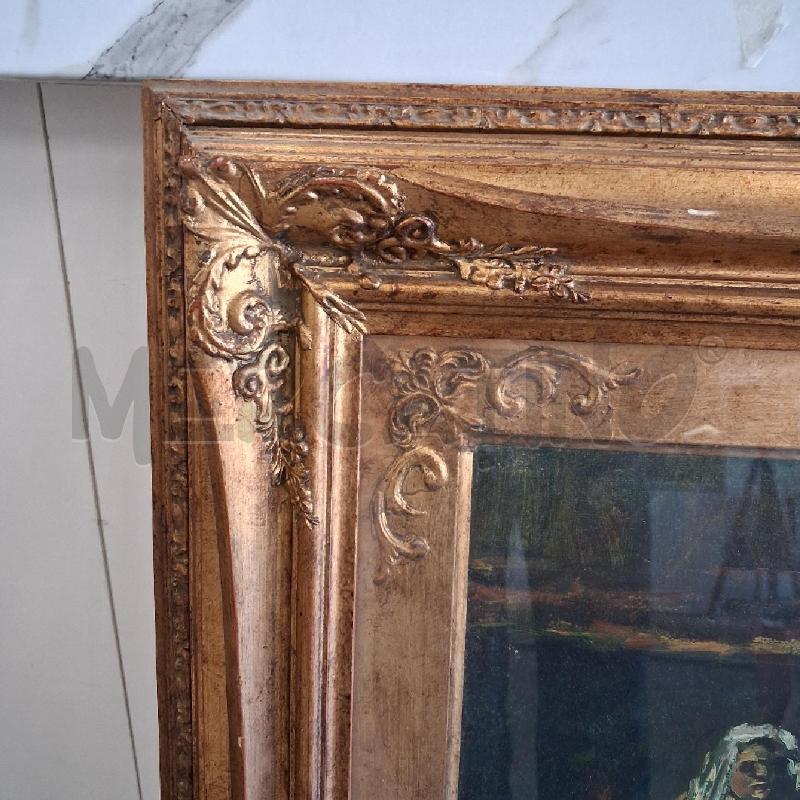 QUADRO C DORATA DONNA LA PINO R CARIGNANI  | Mercatino dell'Usato San giorgio del sannio 4