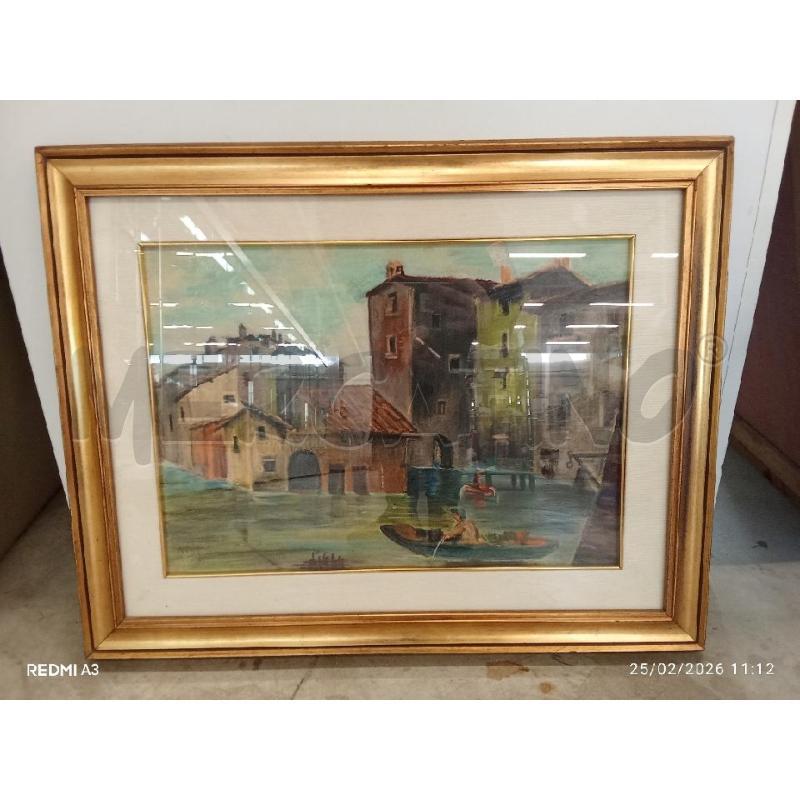 QUADRO C DORATA GONDOLA CASE  | Mercatino dell'Usato San giorgio del sannio 1