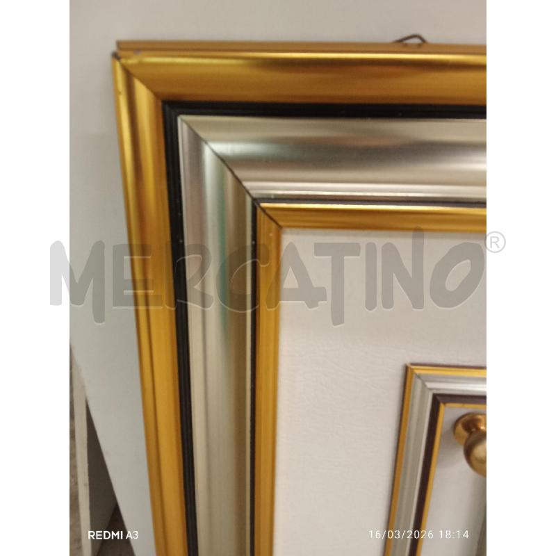 QUADRO C DORATA GRIGIA BASSORILIEVO CAVALLI  | Mercatino dell'Usato San giorgio del sannio 4