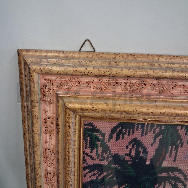QUADRO C DORATA MEZZO PUNTO CAVALLO  | Mercatino dell'Usato San giorgio del sannio 4
