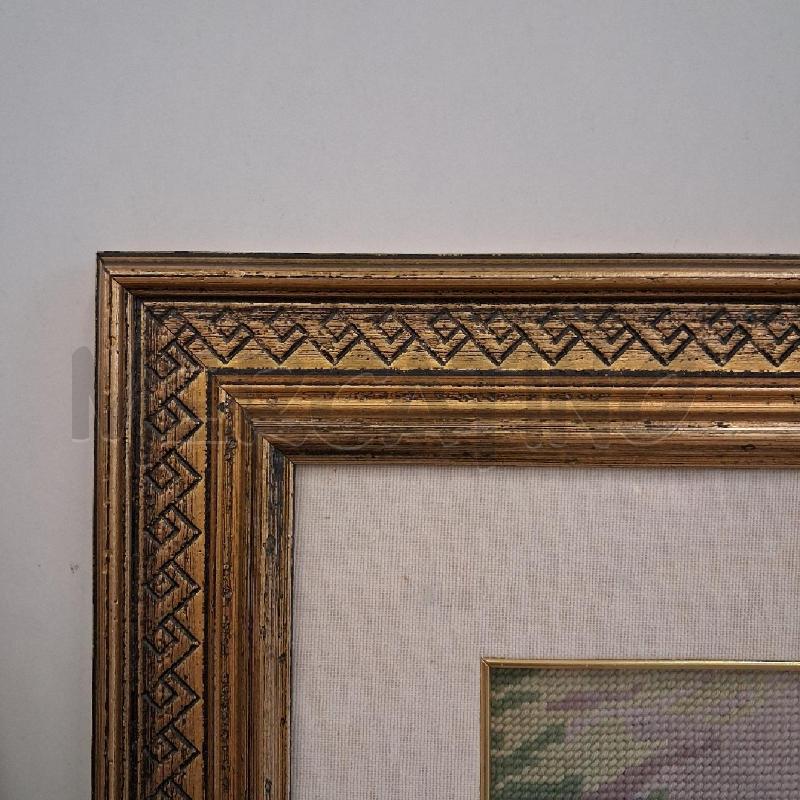 QUADRO C DORATA MEZZO PUNTO CAVALLO | Mercatino dell'Usato San giorgio del sannio 3