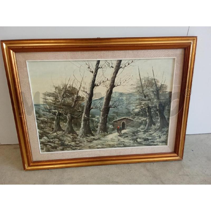 QUADRO C DORATA PAESAGGIO  | Mercatino dell'Usato San giorgio del sannio 1