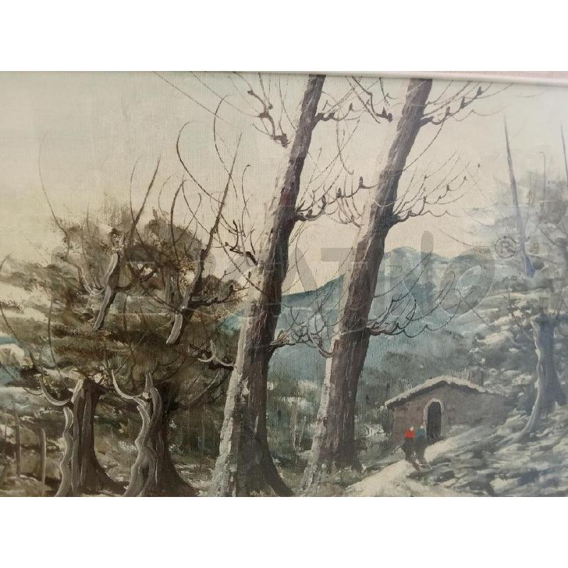 QUADRO C DORATA PAESAGGIO  | Mercatino dell'Usato San giorgio del sannio 3